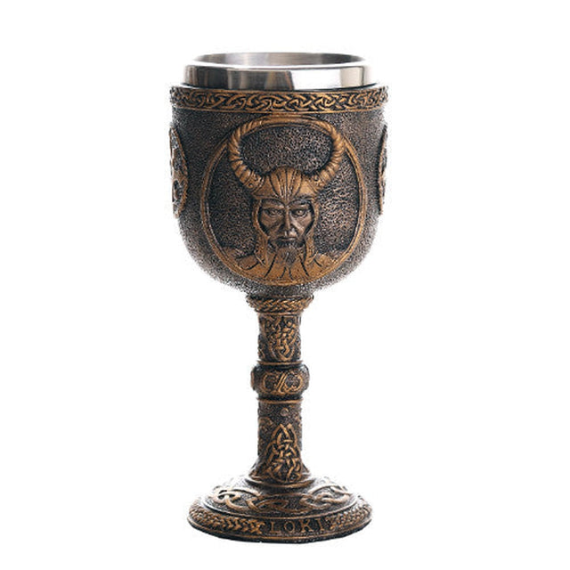 6.75" Chalice / Goblet - Loki - Magick Magick.com