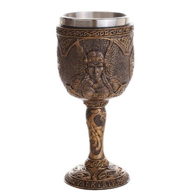 6.75" Chalice / Goblet - Valkyrie - Magick Magick.com