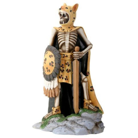 6.75" Day of the Dead Statue - Jaguar Warrior - Magick Magick.com