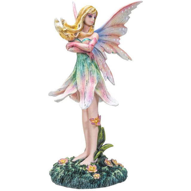 6.75" Fairy Statue - Rainbow Lily Fairy - Magick Magick.com