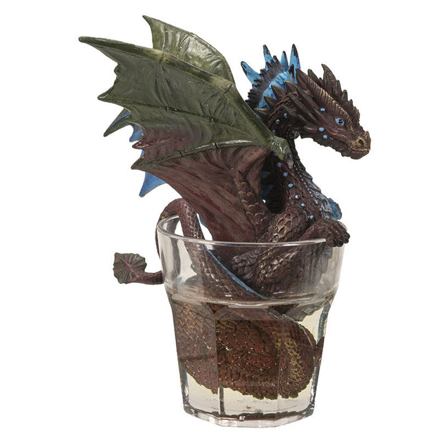 6.75" Gin and Tonic Dragon Statue - Magick Magick.com