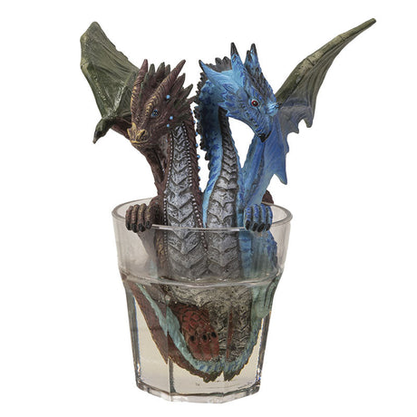 6.75" Gin and Tonic Dragon Statue - Magick Magick.com