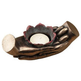 6.75" Meditation Hands Votive Candle Holder - Magick Magick.com