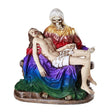 6.75" Santa Muerte Skeleton Statue - Piedosa Rainbow - Magick Magick.com