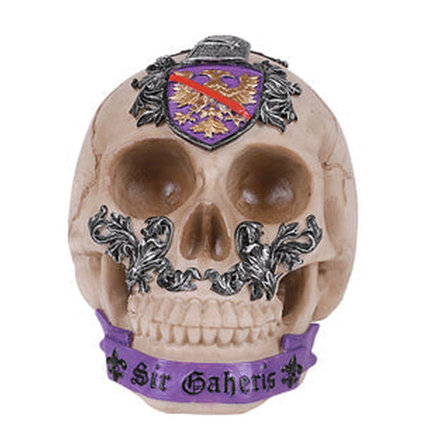 6.75" Sir Gaheris Skull Statue - Magick Magick.com