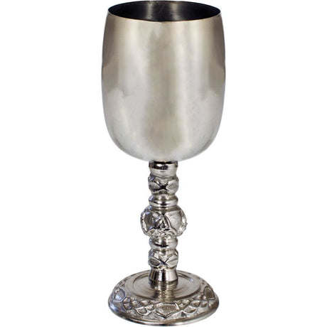 6.75" Stainless Steel Chalice / Goblet - Plain - Magick Magick.com