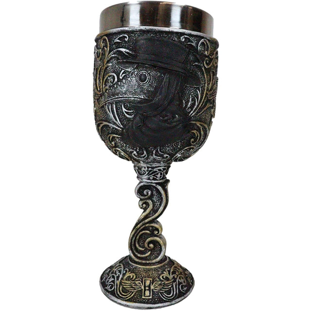 7" Chalice / Goblet - Black Death Steampunk Plague Doctor - Magick Magick.com