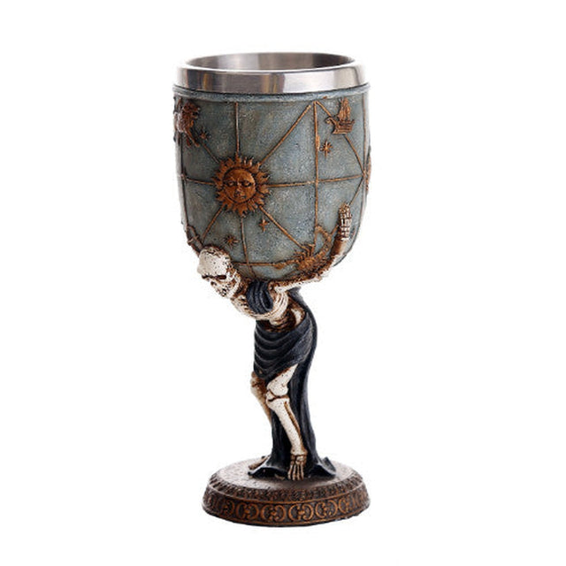 7" Chalice / Goblet - Skeleton - Magick Magick.com