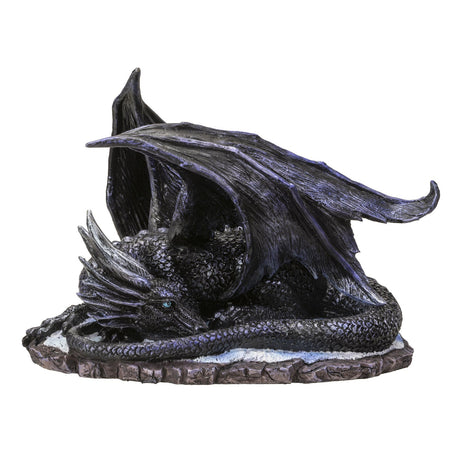 7" Dark Dragon Slumber Statue - Magick Magick.com