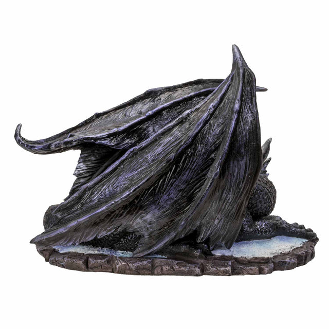 7" Dark Dragon Slumber Statue - Magick Magick.com