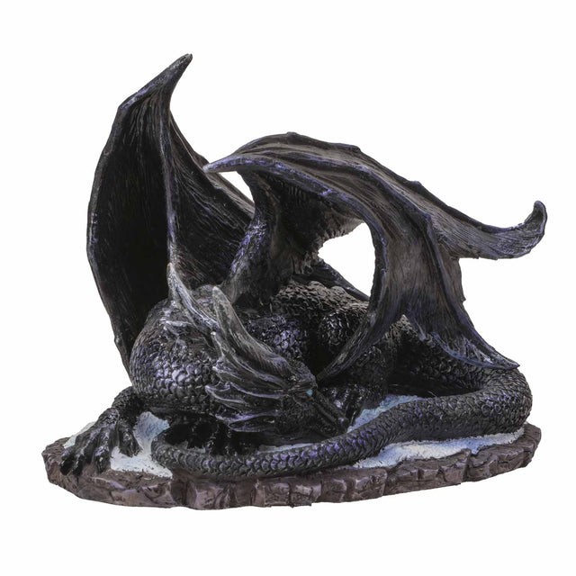 7" Dark Dragon Slumber Statue - Magick Magick.com