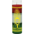 7 Day Candle 3 Colors Jesus Malverde - Red/White/Green - Magick Magick.com