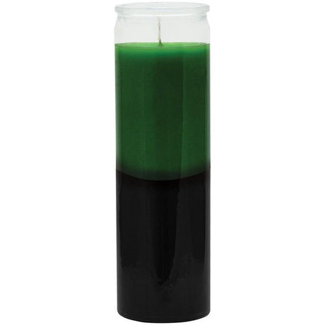 7 Day Glass Candle - Green/Black - Magick Magick.com