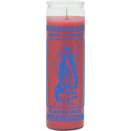 7 Day Glass Candle Guardian Angel - Pink - Magick Magick.com