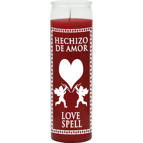 7 Day Glass Candle Love Spell - Red - Magick Magick.com