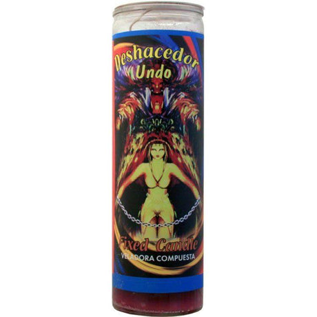 7 Day Glass Candle Velas Misticas - Undo - Purple - Magick Magick.com