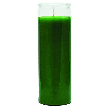 7 Day Jar Candle - Green - Magick Magick.com