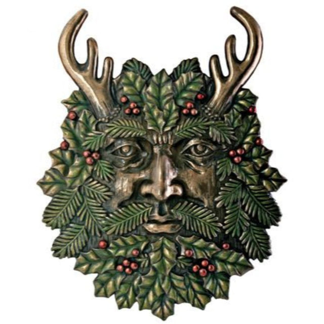 7" Greenman Winter Wall Plaque - Magick Magick.com