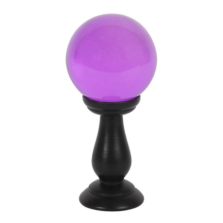 7" Purple Crystal Ball on Stand - Magick Magick.com