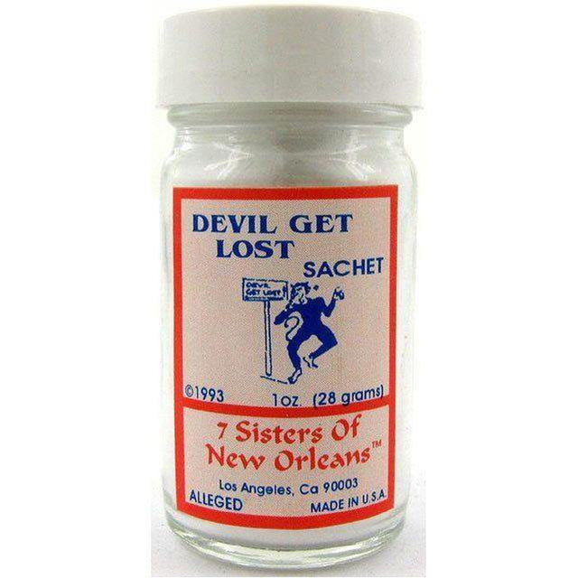 7 Sisters of New Orleans Sachet Powder Devil Get Lost - Magick Magick.com