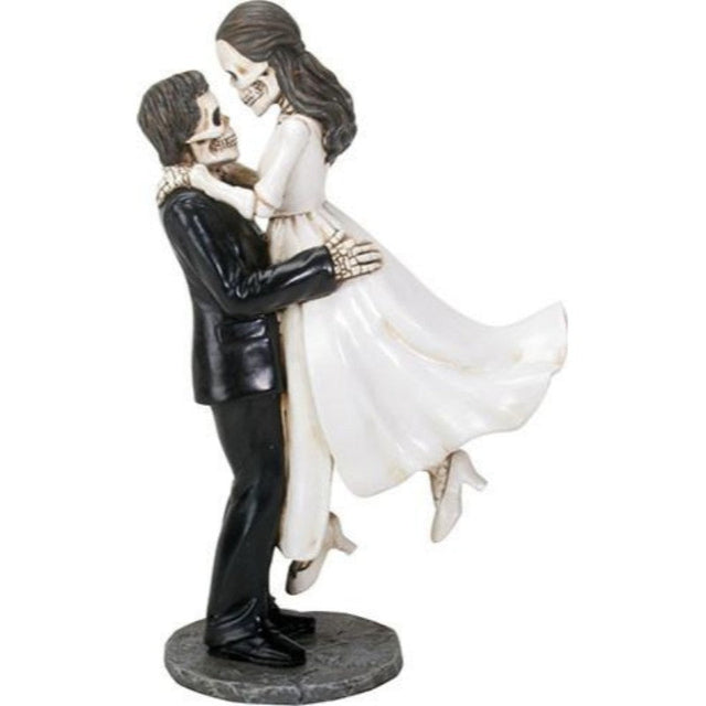 7" Skeleton Statue - Love Never Dies - Magick Magick.com