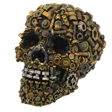 7" Steampunk Skull Statue - Magick Magick.com