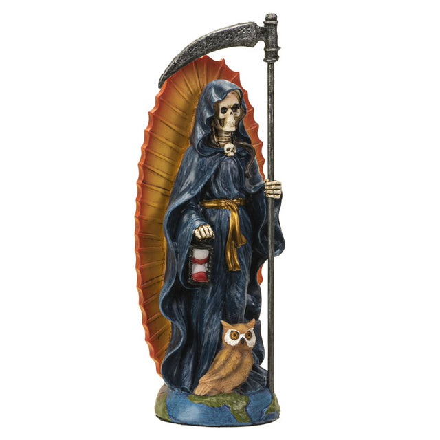 7.25" Santa Muerte Blue Statue - Magick Magick.com