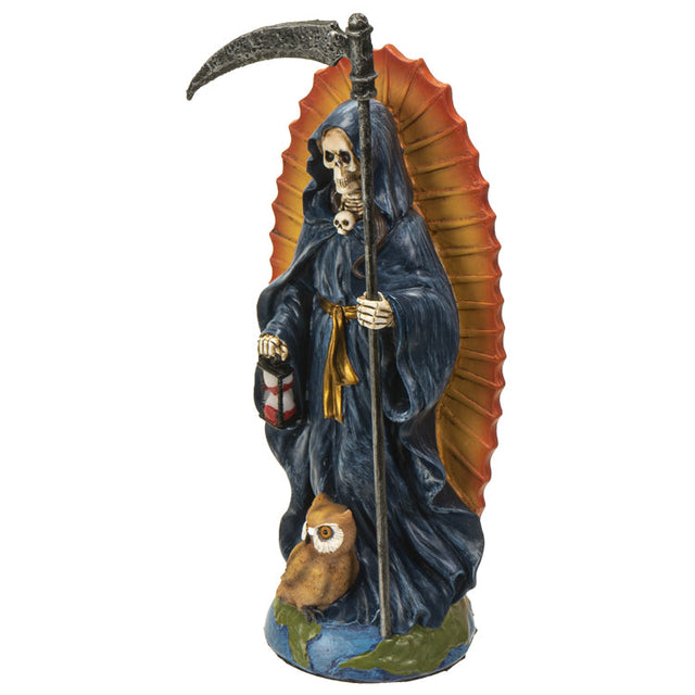 7.25" Santa Muerte Blue Statue - Magick Magick.com