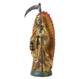 7.25" Santa Muerte Gold Statue - Magick Magick.com