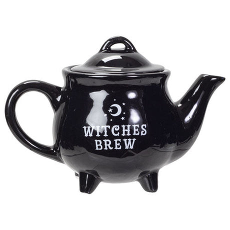 7.25" Witches Brew Ceramic Black Tea Pot - Magick Magick.com