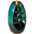 7.5" Ceramic Backflow Incense Burner - Cascading Leaves - Magick Magick.com