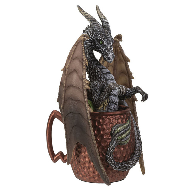 7.5" Moscow Mule Dragon Statue - Magick Magick.com