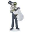 7.5" Skeleton Statue - Frankenstein and Bride - Magick Magick.com