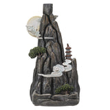 7.6" Mountain in the Clouds Backflow Incense Burner - Magick Magick.com