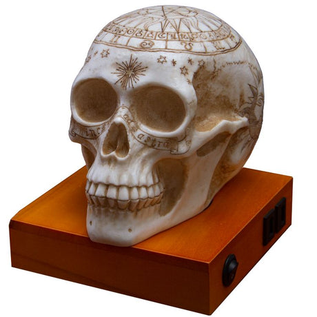 7.75" Astrology Skull LED Lamp - Magick Magick.com