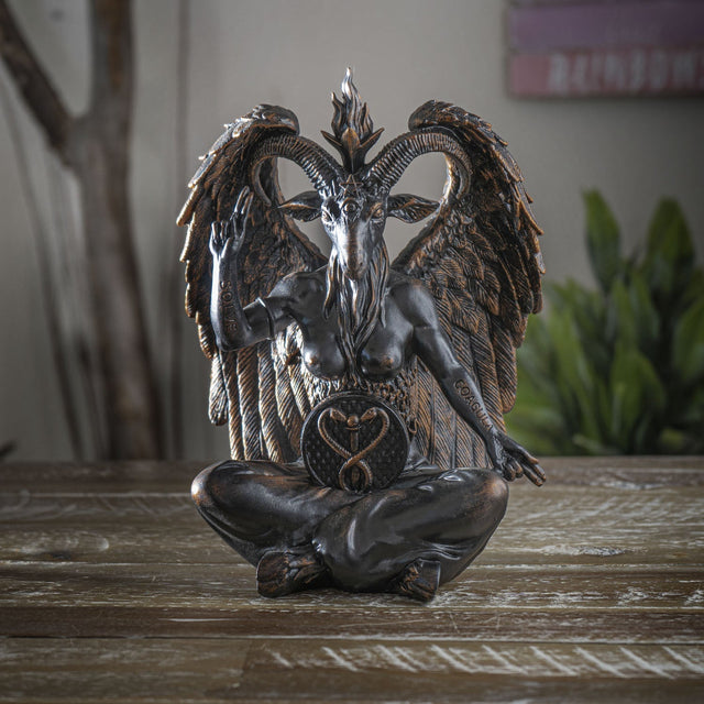 8" Baphomet Sitting Statue - Magick Magick.com