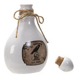 8" Ceramic Bottle - Raven - Magick Magick.com