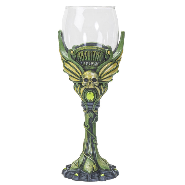 8" Chalice / Goblet - Absinthe Skull - Magick Magick.com