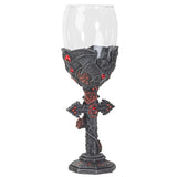 8" Chalice / Goblet - Bat Cross - Magick Magick.com