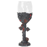 8" Chalice / Goblet - Bat Cross - Magick Magick.com