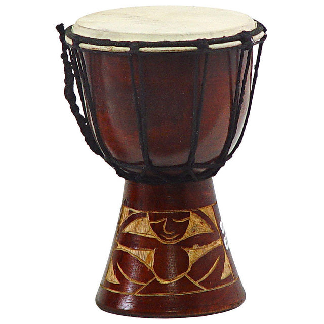 8" Djembe Carved (Assorted) - Magick Magick.com