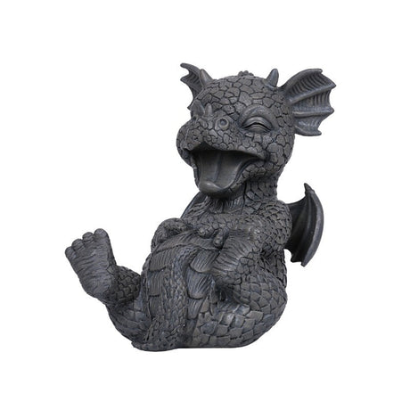 8" Garden Dragon Statue - Laughing - Magick Magick.com