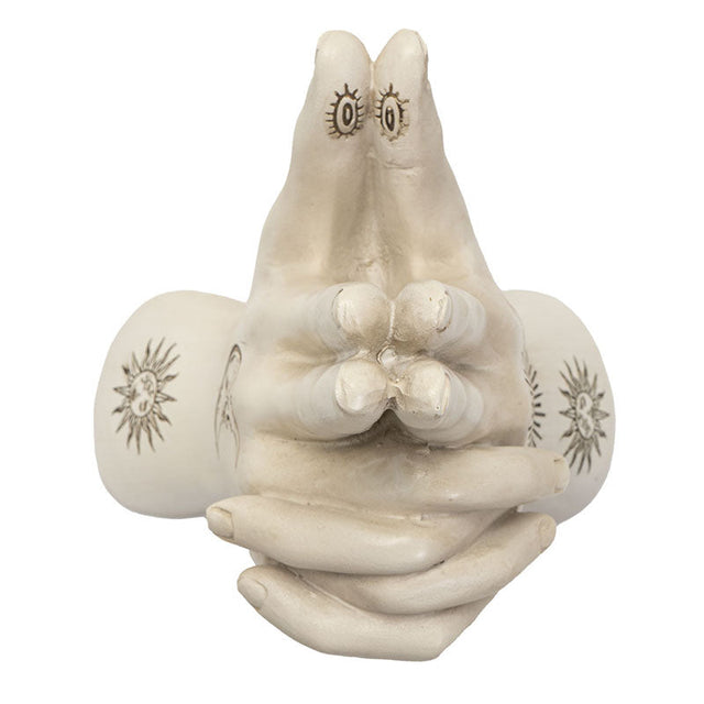 8" Palmistry Hand Statue - Pointed Fingers - Magick Magick.com