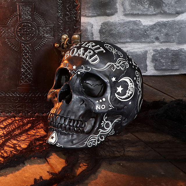 8" Spirit Board Skull Statue - Magick Magick.com