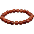 8 mm Elastic Bracelet Round Beads - Red Goldstone - Magick Magick.com