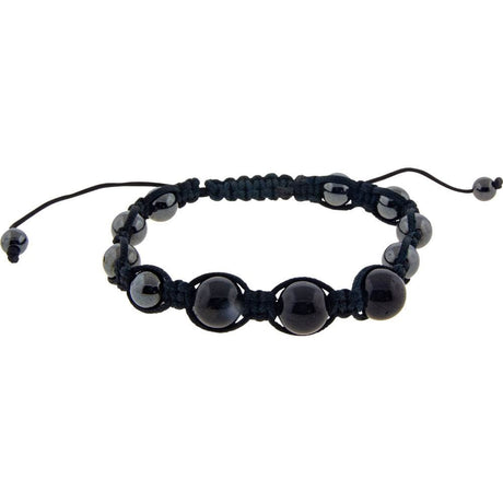 8 mm Magnetic Hematite Bracelet - Black Tourmaline - Magick Magick.com