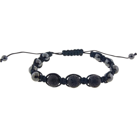 8 mm Magnetic Hematite Bracelet - Lava - Magick Magick.com