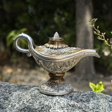 8.25" Genie Lamp Backflow Incense Burner - Magick Magick.com