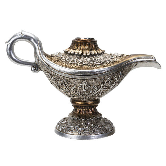 8.25" Genie Lamp Backflow Incense Burner - Magick Magick.com