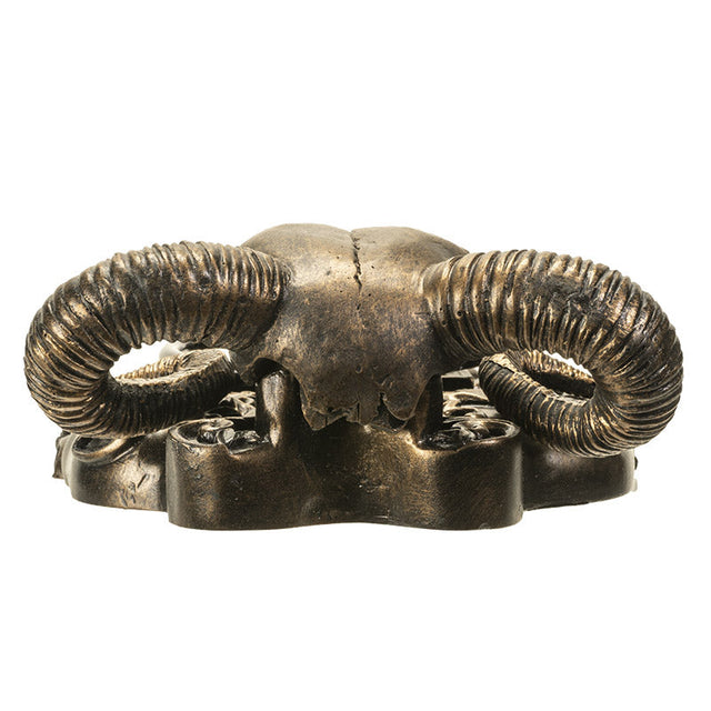 8.25" Ram & Skull Door Knocker - Magick Magick.com